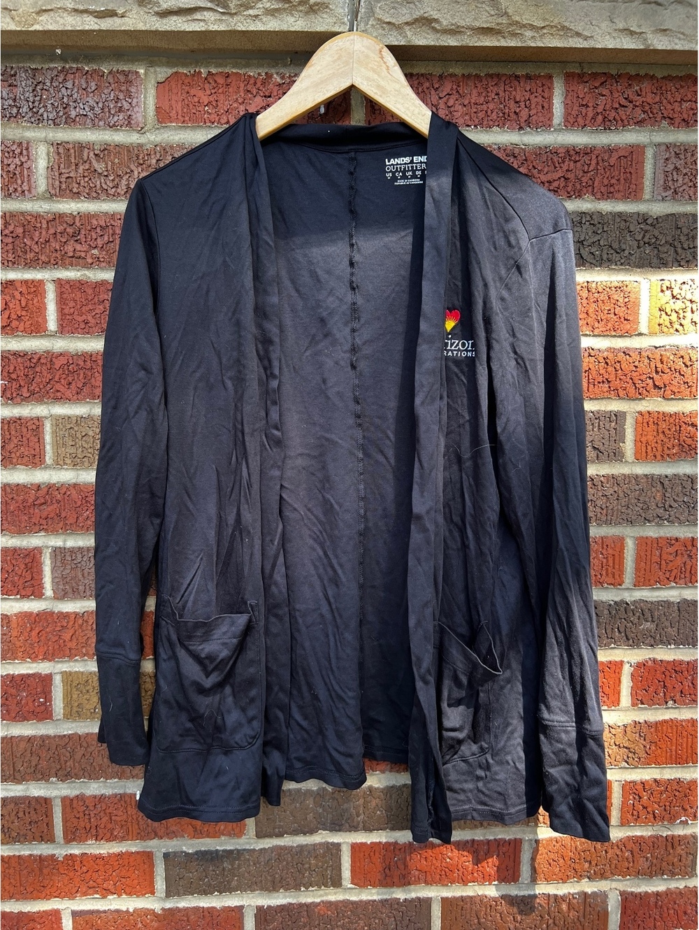 Horizon Off Black Open Cardigan
